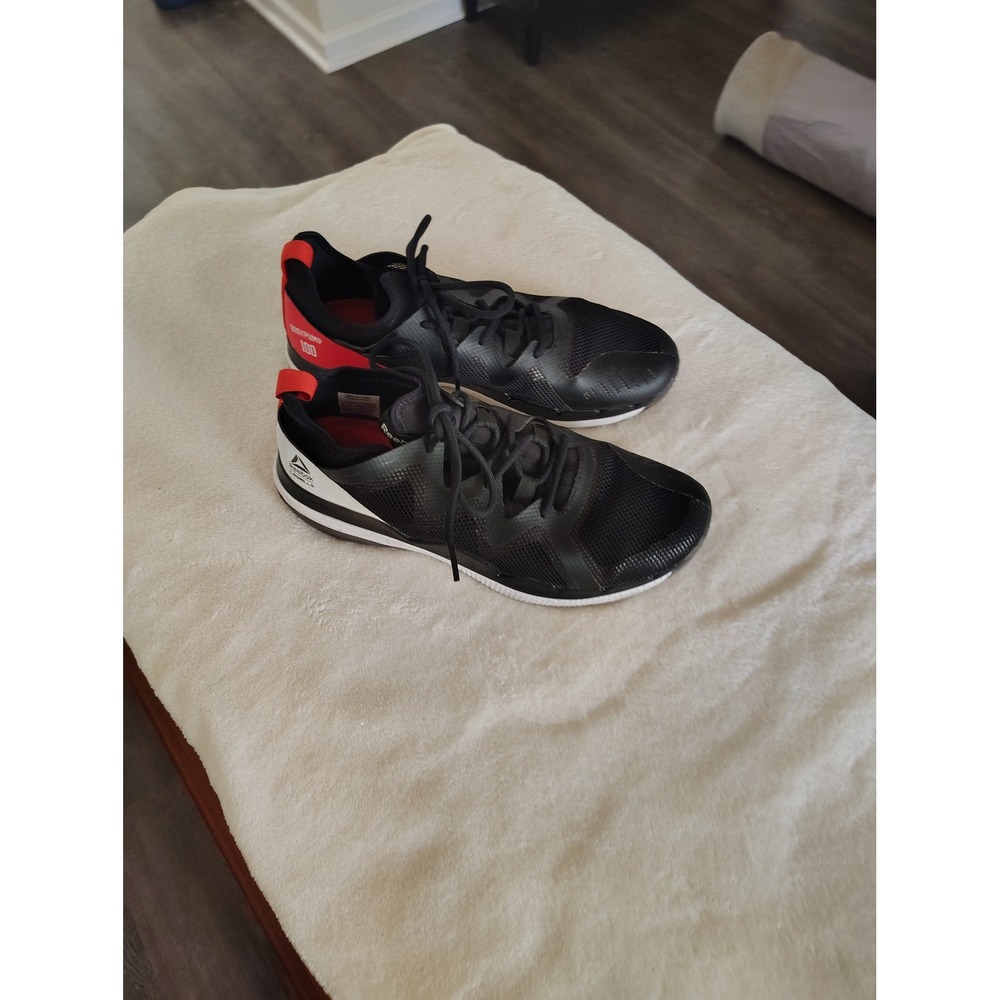Reebok Les Mills BodyPump 100 Womens Training Shoes Black Red White Sneakers